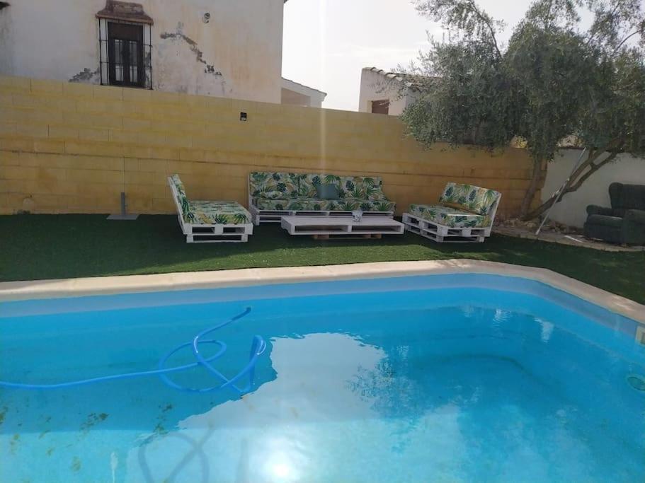 Agradable Casa Con Piscina En La Serrania. アリアテ エクステリア 写真